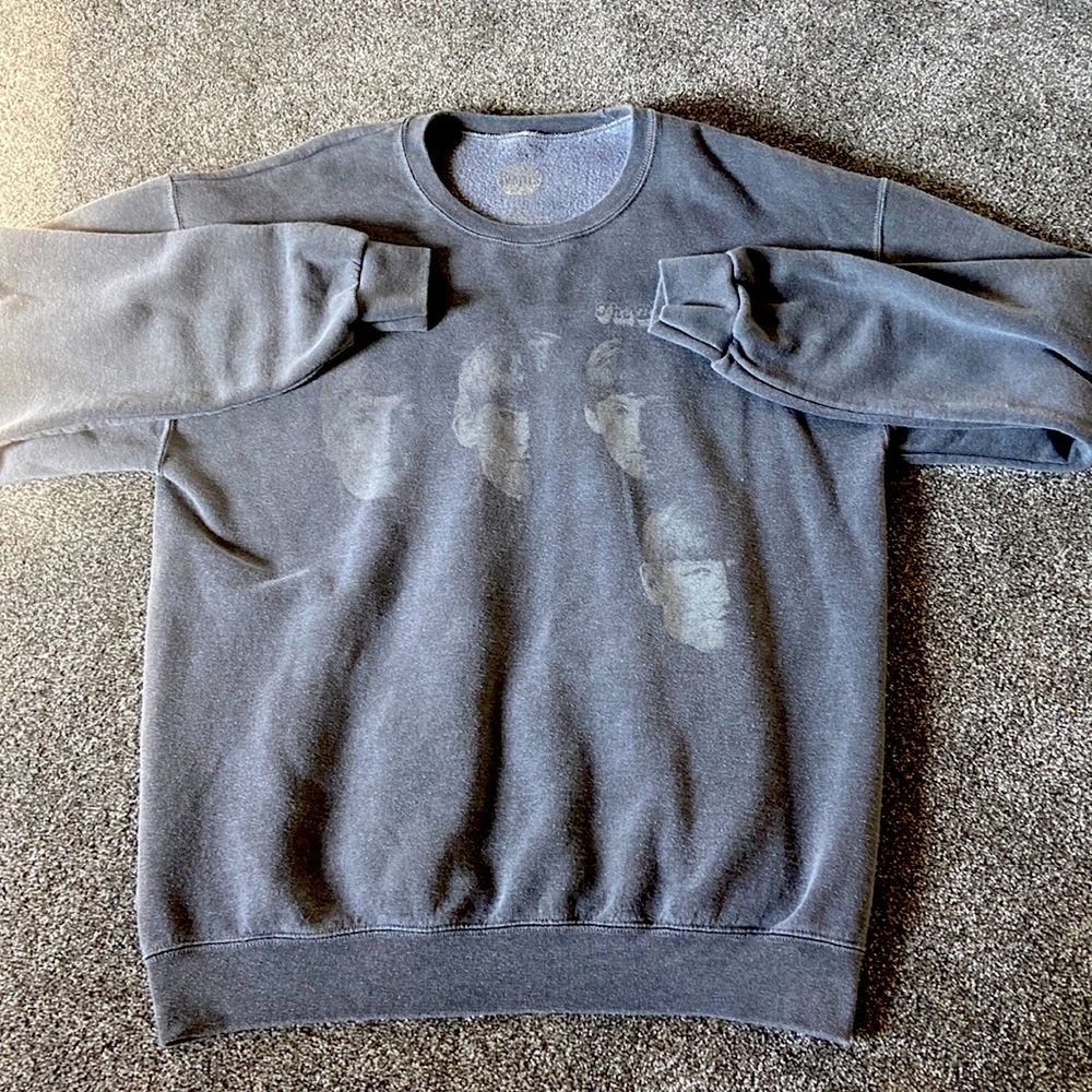 The Beatles dark grey crewneck